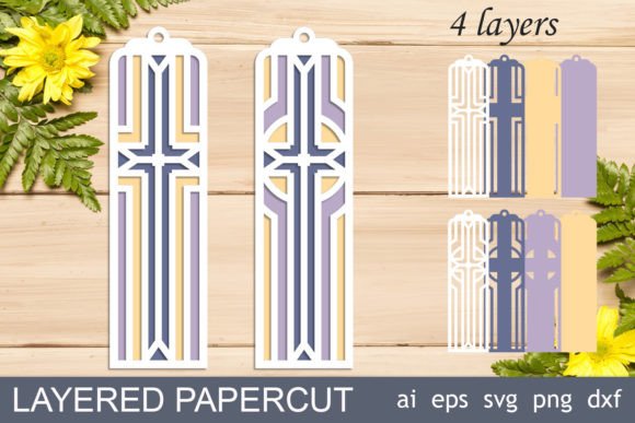 3D SVG Shapes: Reviewing the Easter Cross Bookmark
