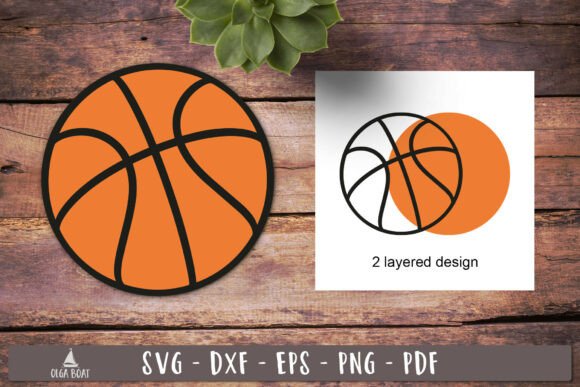 Basketball Layered SVG Design: A Designer's Review