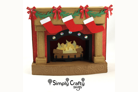 Christmas Fireplace SVG: A Designer's Review for Holiday Stitching