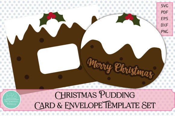 Christmas Pudding Card and Envelope 3D SVG Review