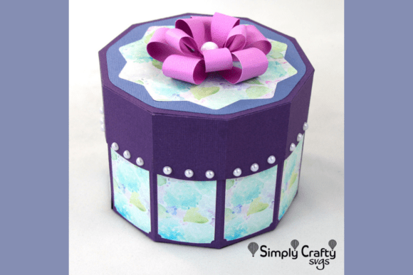 Decagon Gift Box SVG: 3D SVG for Unique Gift Boxes