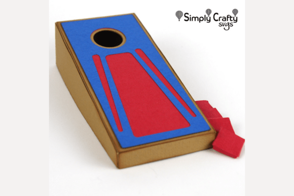 Desktop Cornhole Game SVG: 3D SVG for Sports