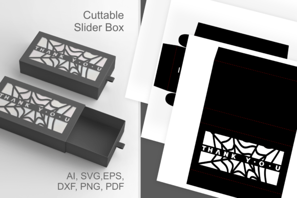 Halloween 3D SVG Drawer Box for Branding