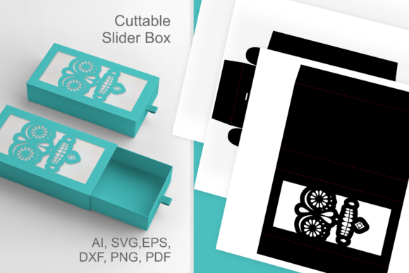 Halloween 3D SVG: Sugar Skull Face 2 Drawer Box Review