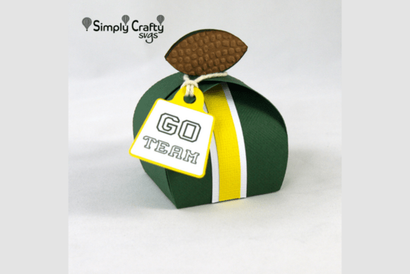 Mini Football Treat Box SVG: 3D SVG for Sports
