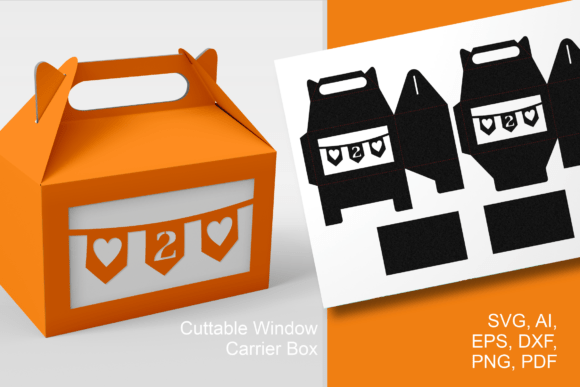 Review: ♥2♥ Banner Gable Box 3D SVG for Celebrations