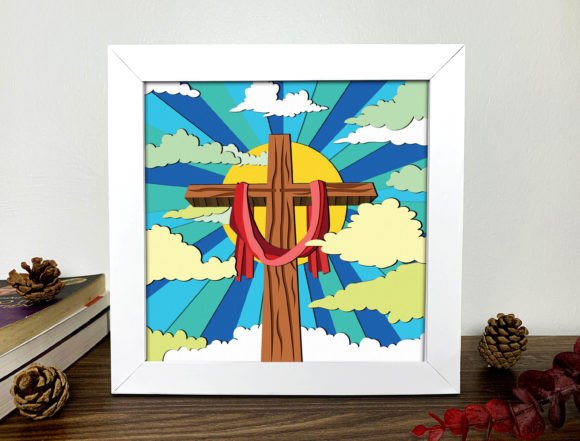 Review: Jesus Cross Shadow Box 3d Svg for Faith Projects